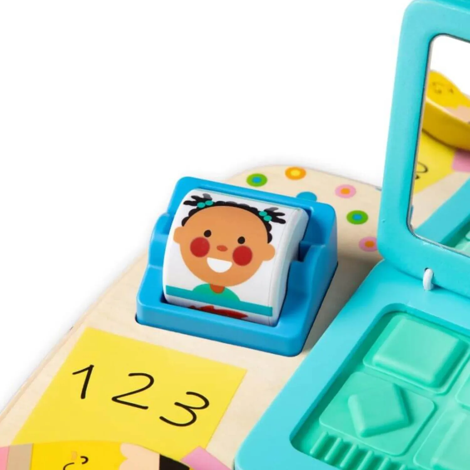 2 Lata +|Edukacyjne | Melissa & Doug Drewniany laptop edukacyjny dla najmłodszych