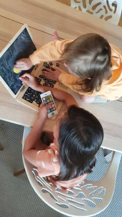 6 Lat+|7 Lat+ | Small Foot Drewniany laptop z tablicą magnetyczną