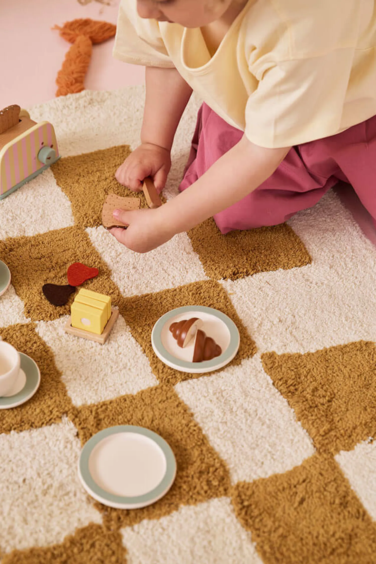 6 Lat+|3 Lata + | Kids Concept Drewniany mini zestaw śniadaniowy