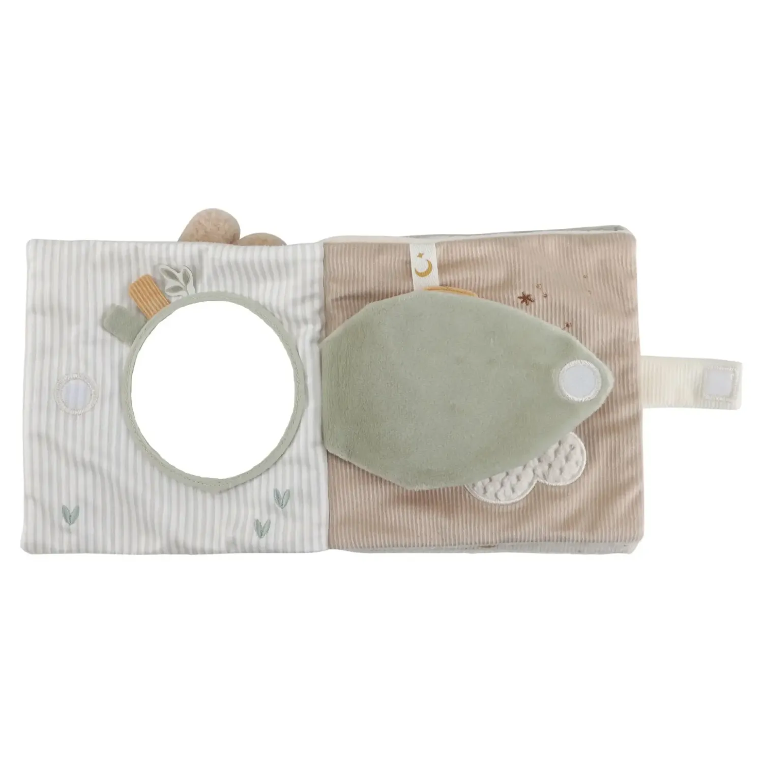 Idealne W Podróży|Sensoryczne | Little Dutch Duża książeczka sensoryczna Newborn Naturals