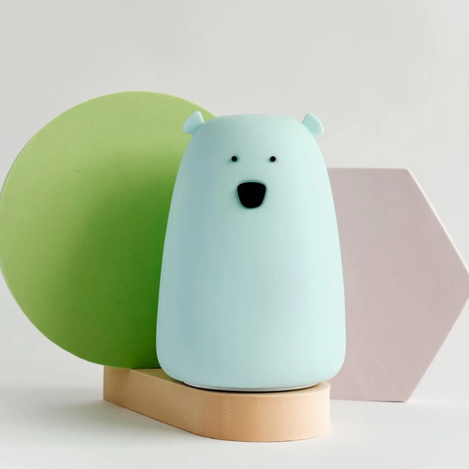 Lampki Nocne|Lampki Nocne | Rabbit&Friends Duża lampka led MIŚ NIEBIESKI bezpieczna dla Twojego dziecka