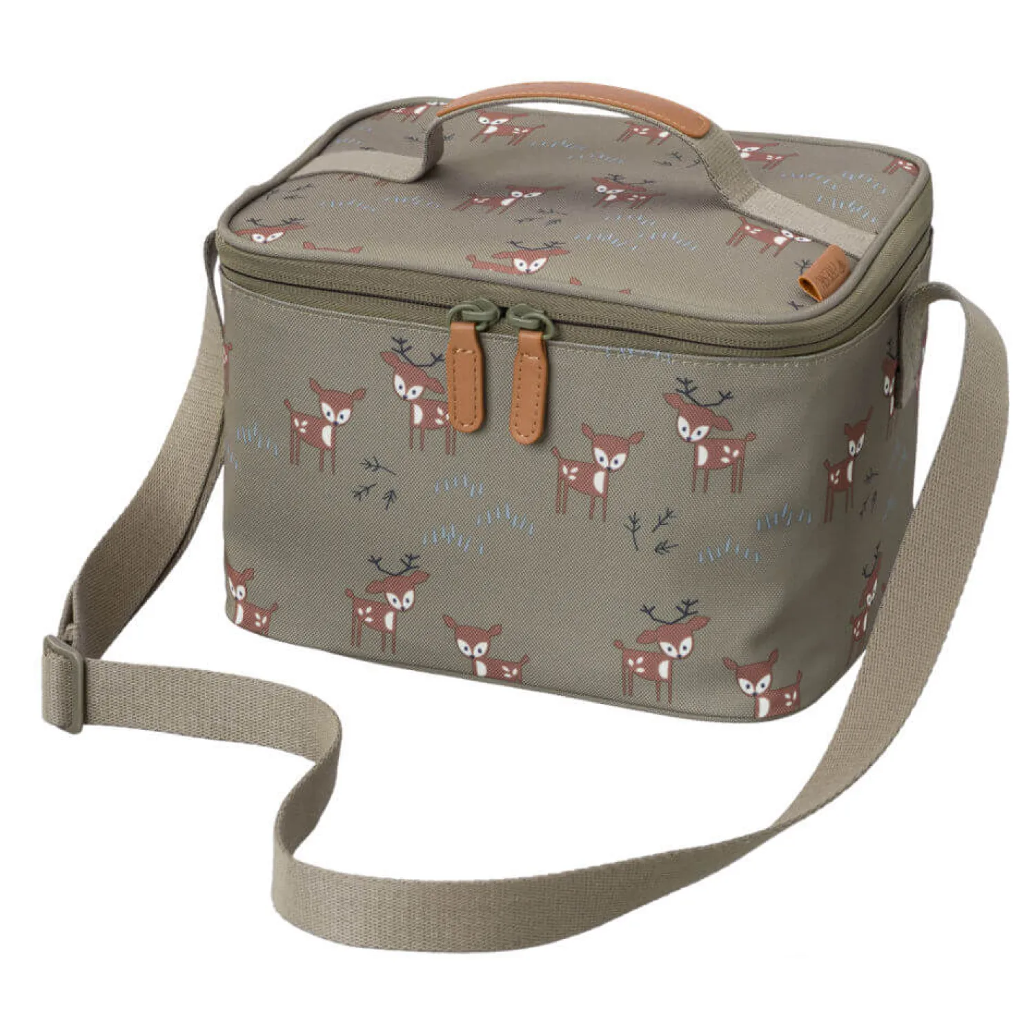 Lunchboxy|Przechowywanie Jedzenia | Fresk Duża śniadaniówka termiczna Jelonek Olive
