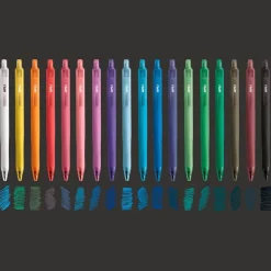 Długopisy żelowe z tuszem akrylowym Color Click, 18 kolorów