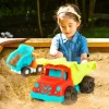 6 Lat+|3 Lata + | B.Toys Dump Truck Duo - zestaw dwóch wywrotek z OLBRZYMIĄ ciężarówką Colossal Cruiser