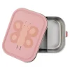 Duży stalowy lunchbox - Motyl