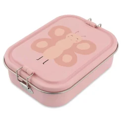 Duży stalowy lunchbox - Motyl