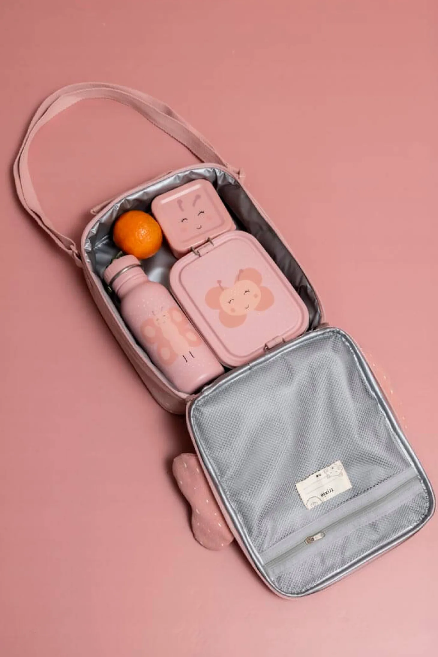 Duży stalowy lunchbox - Motyl