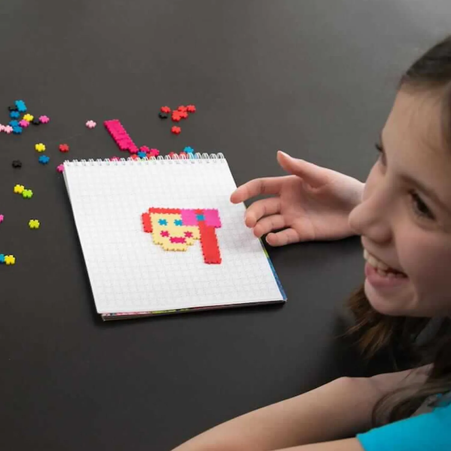 8 Lat+|6 Lat+ | Fat Brain Toys Duży zestaw Jixelz Kreator Puzzelki Pixelki