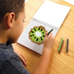 8 Lat+|6 Lat+ | Fat Brain Toys Duży zestaw Jixelz Kreator Puzzelki Pixelki