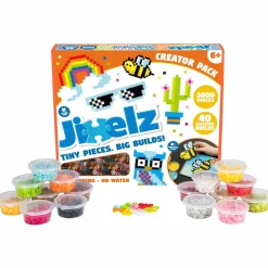 8 Lat+|6 Lat+ | Fat Brain Toys Duży zestaw Jixelz Kreator Puzzelki Pixelki