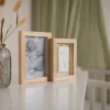 Dwupanelowa ramka na odcisk i zdjęcie - Serca