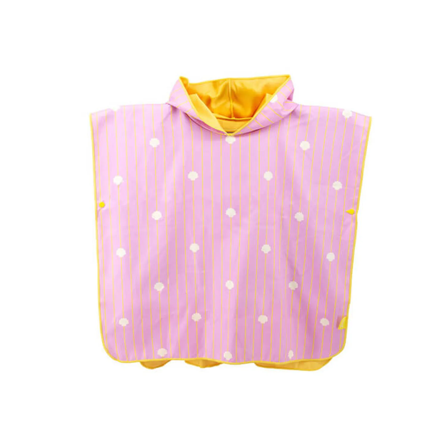 Ręczniki I Myjki | QUUT Dwustronne poncho kąpielowe dla dzieci Banana Pink