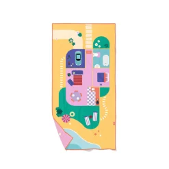 Ręczniki I Myjki|Ręczniki I Myjki | QUUT Dwustronny ręcznik plażowy PlayTowels - Doll house