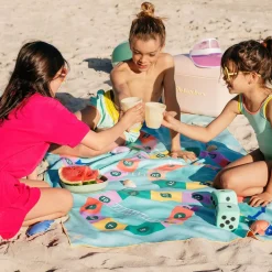 Dwustronny ręcznik plażowy PlayTowels - Snakes & Ladders