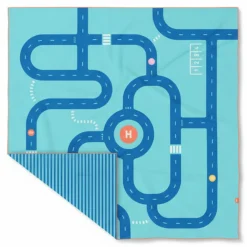 Ręczniki I Myjki | QUUT Dwustronny ręcznik plażowy PlayTowels 180 x 180cm - Road