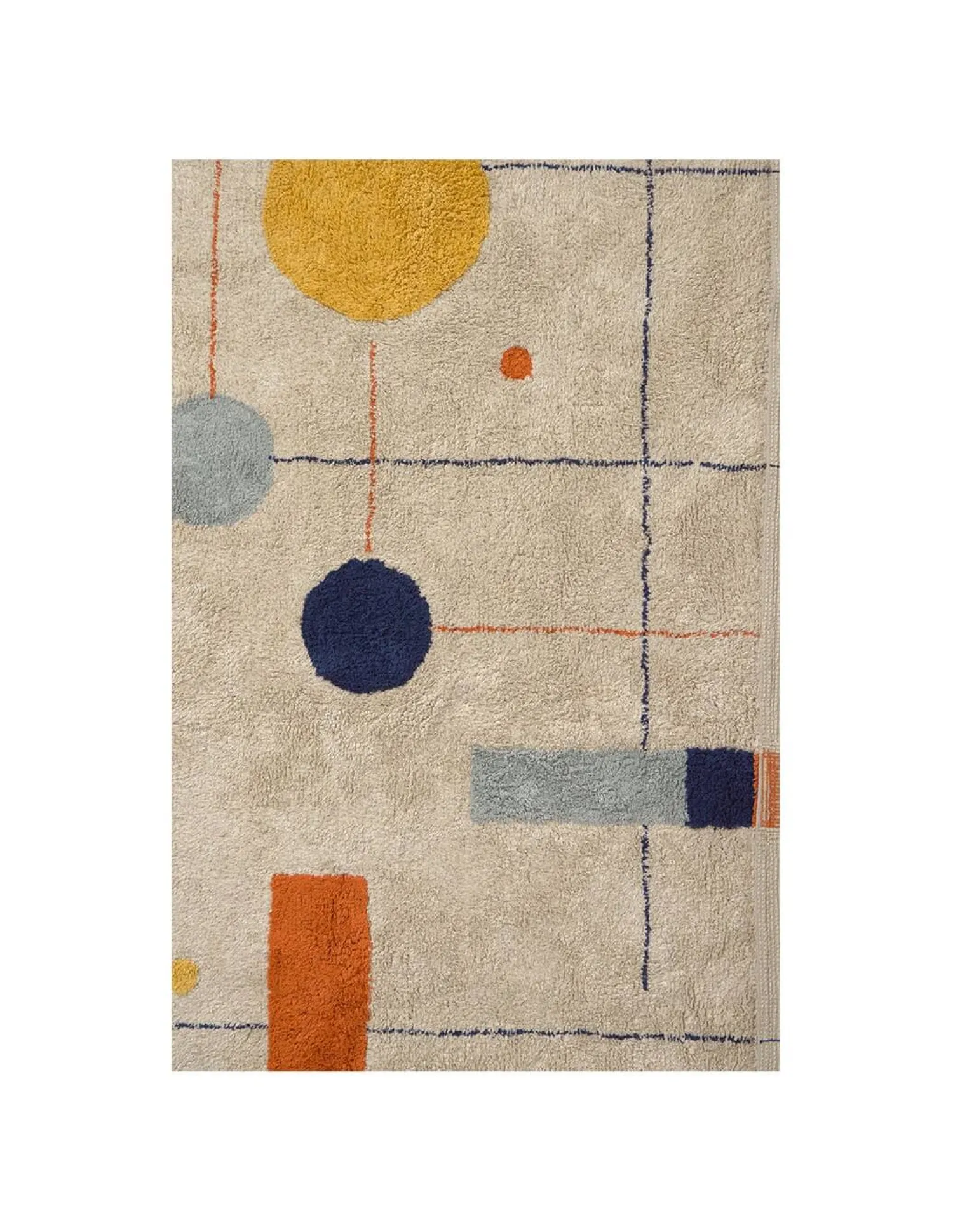 Dywany | Lorena Canals Dywan bawełniany - Geometrical Shapes, 120 x 160 cm