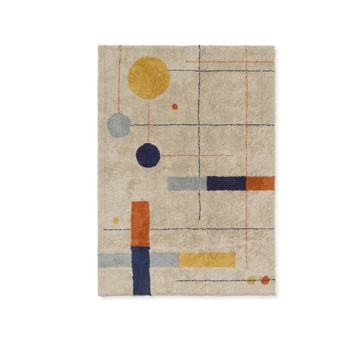 Dywany | Lorena Canals Dywan bawełniany - Geometrical Shapes, 120 x 160 cm