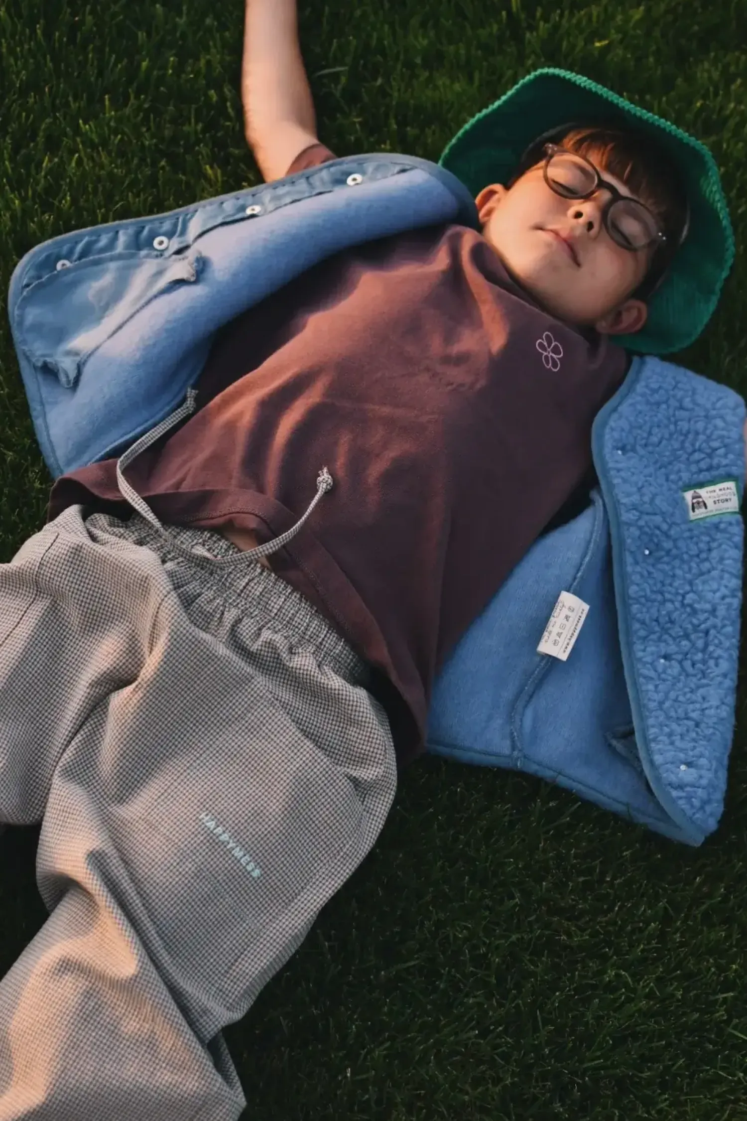Ubranka Dziecięce | Happymess Dziecięca kamizelka merino - ice blue