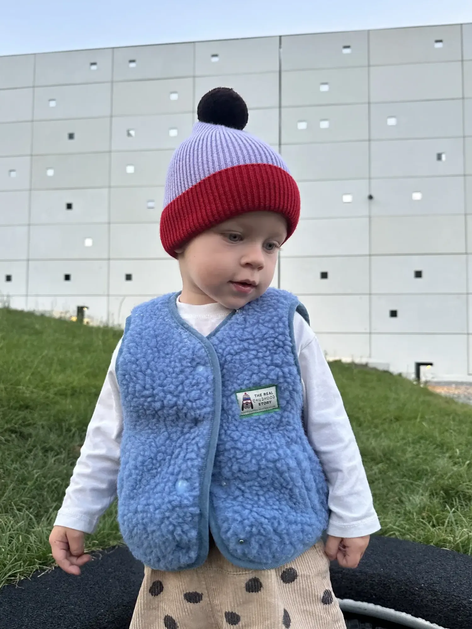 Ubranka Dziecięce | Happymess Dziecięca kamizelka merino - ice blue