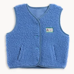 Ubranka Dziecięce | Happymess Dziecięca kamizelka merino - ice blue