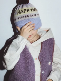 Ubranka Dziecięce | Happymess Dziecięca kamizelka merino - lilac cloud