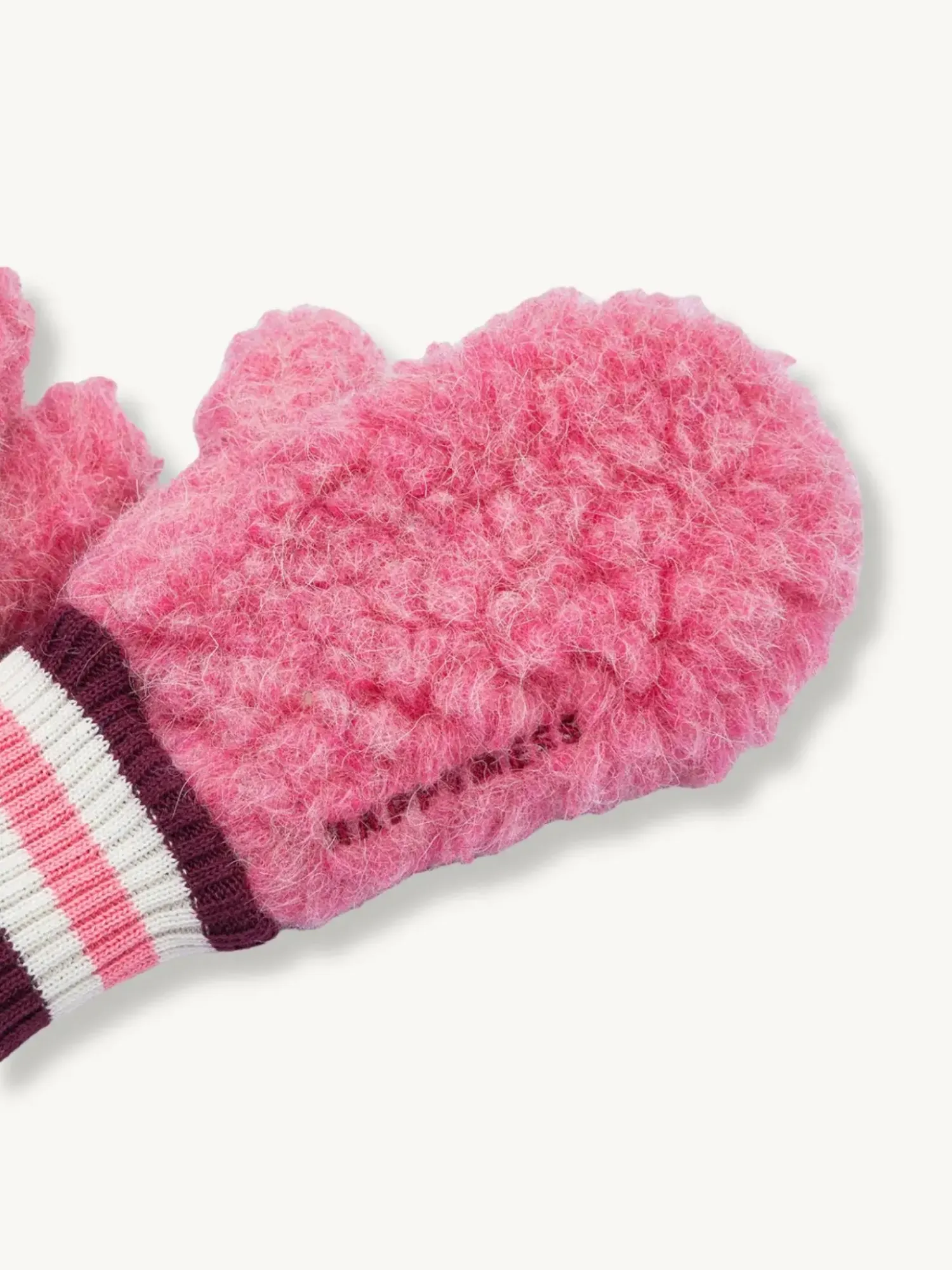 Rękawiczki | Happymess Dziecięce rękawiczki z wełny merino - dusty pink