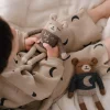 Misie|Przytulanki | Main Sauvage Dziergany miś z wełny alpaki - Friends