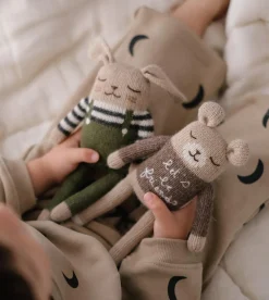 Misie|Przytulanki | Main Sauvage Dziergany miś z wełny alpaki - Friends