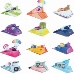 6 Lat+|7 Lat+ | Ludattica EASY ORIGAMI - zestaw kreatywny - SAMOLOTY