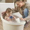 Wanienki I Stojaki|Wanienki I Stojaki | Shnuggle Baby ECO Wanienka Shnuggle Toddler z piankowym oparciem Cookies & Cream