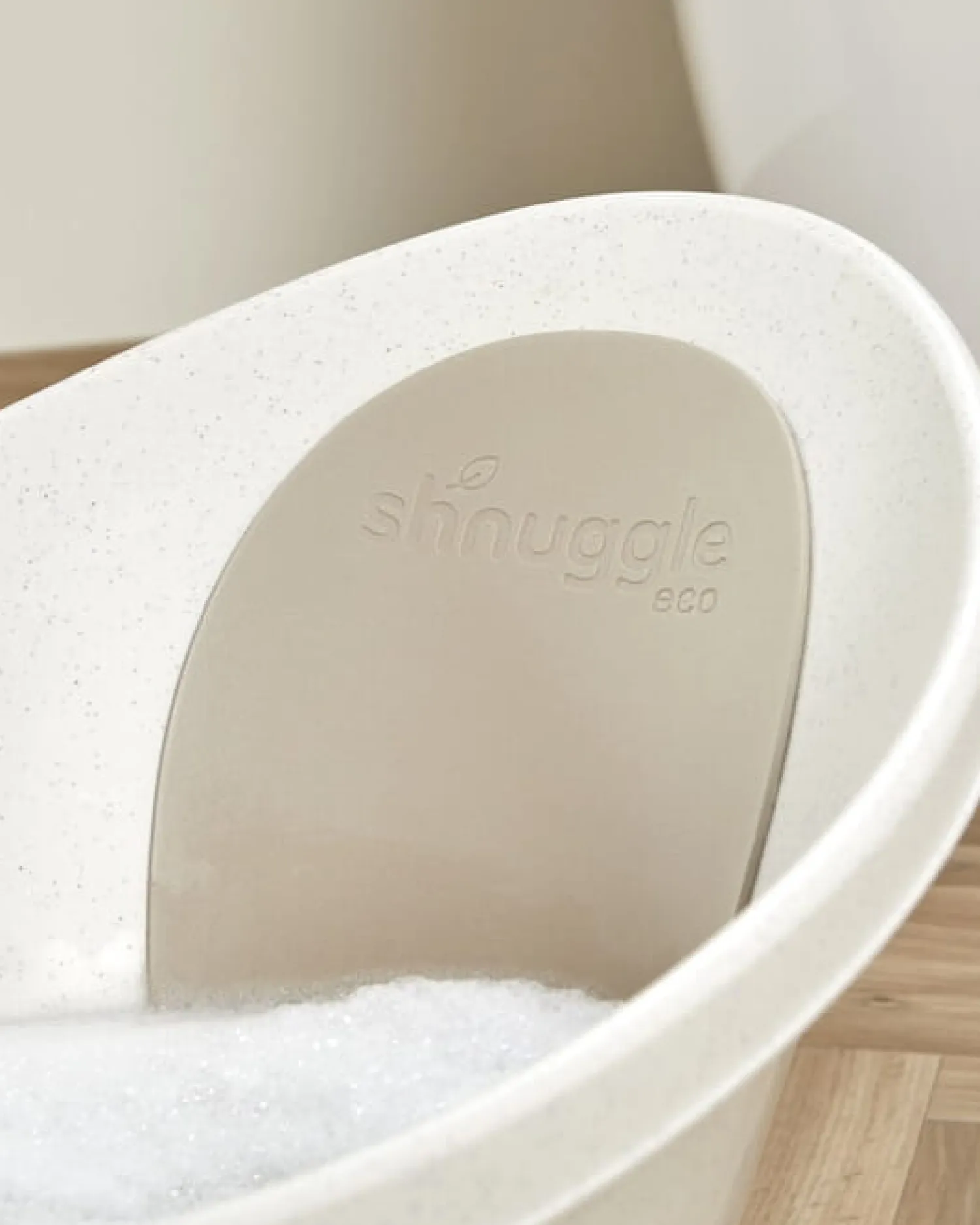 Wanienki I Stojaki|Wanienki I Stojaki | Shnuggle Baby ECO Wanienka z odpływem i piankowym oparciem - Cookies & Cream
