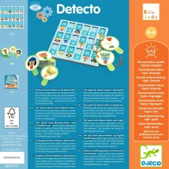 4 Lata +|6 Lat+ | Djeco Eduludo gra obserwacyjna DETECTO