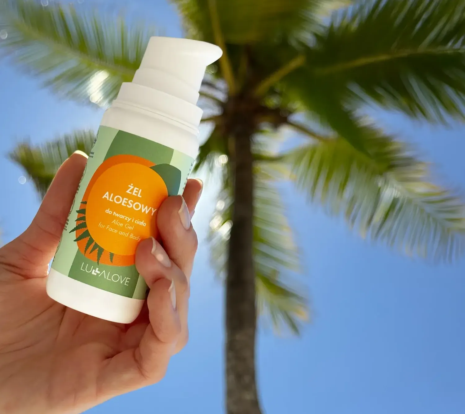Naturalne Kosmetyki Dla Mam | Lullalove Żel aloesowy do twarzy i ciała, 100 ml