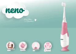 Pielęgnacja Zębów | Neno Elektroniczna szczoteczka dla dzieci Denti – różowa