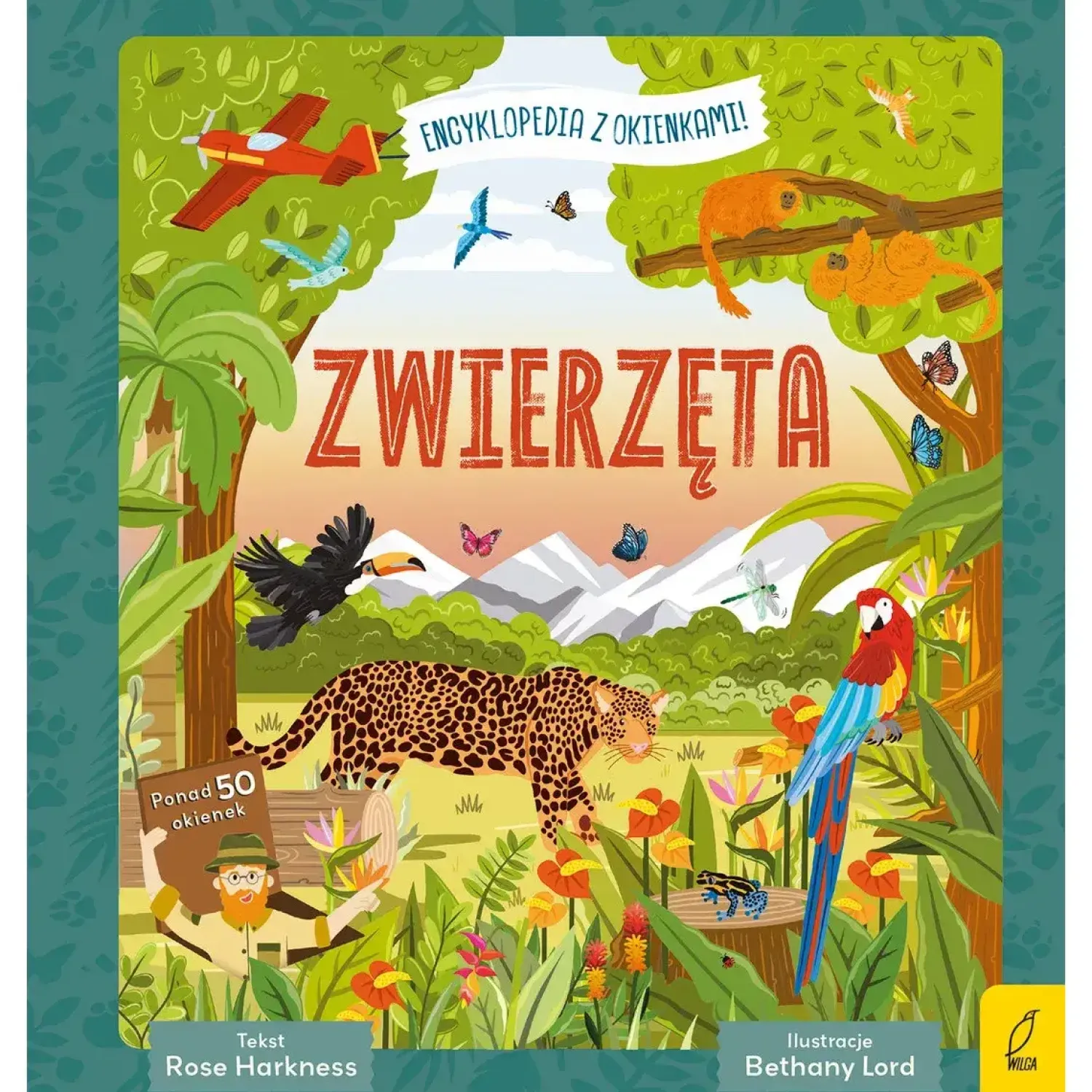 2-5 Lat | Wydawnictwo Wilga Encyklopedia z okienkami. Zwierzęta