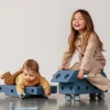 12M+|6 Lat+ | MODU Explorer set - Kreatywne klocki rozwijające motorykę dużą: Deep blue, Sky blue 8w1