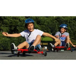 EzyRoller Drifter X Pojazd gokart napędzany nogami driftingowy 4-12 lat - Lime green