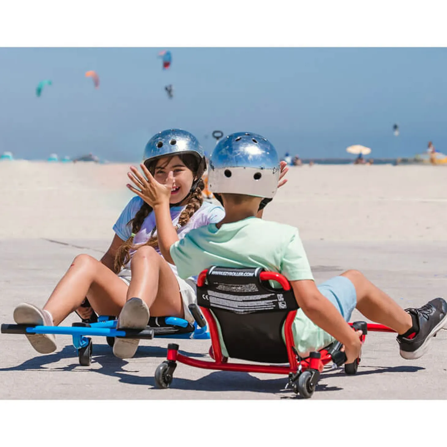 EzyRoller Spinner X Pojazd gokart napędzany nogami z funkcją 360° 4-12 lat - Green