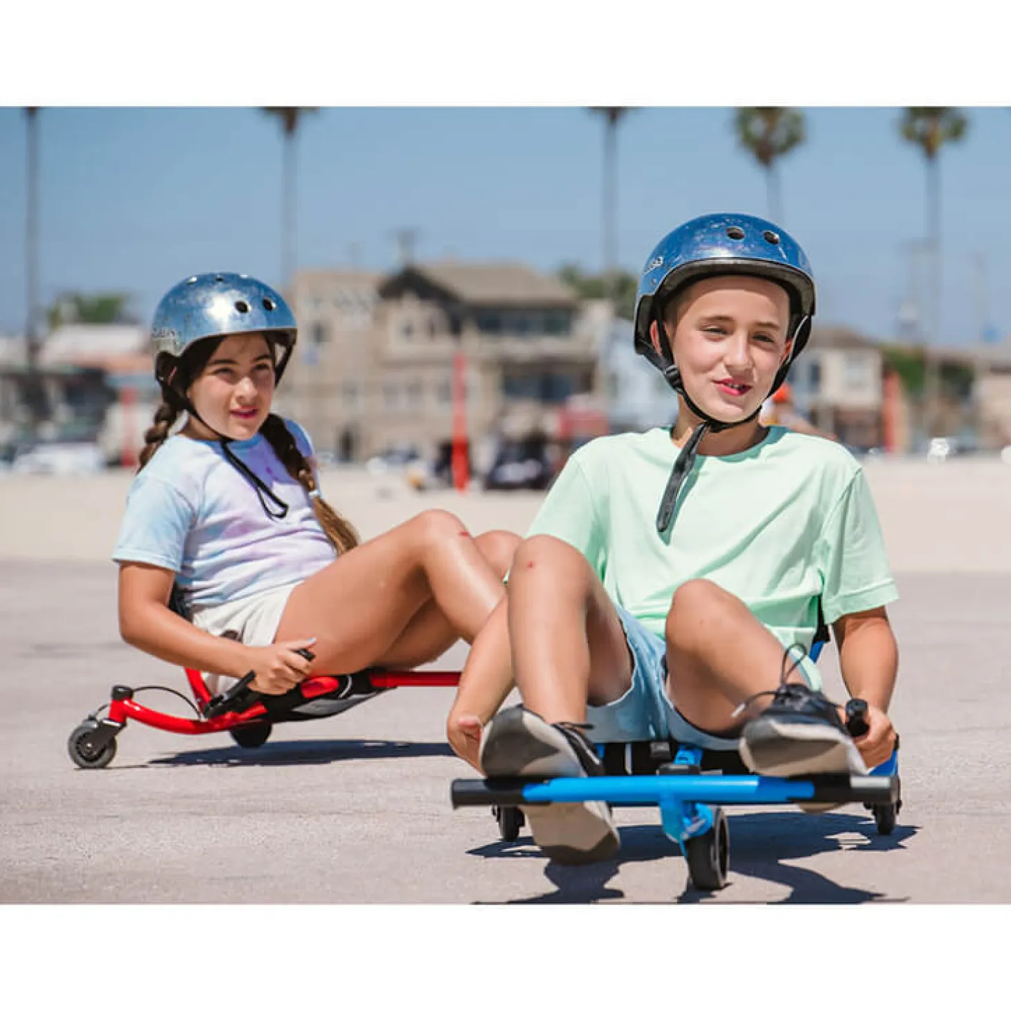 EzyRoller Spinner X Pojazd gokart napędzany nogami z funkcją 360° 4-12 lat - Green