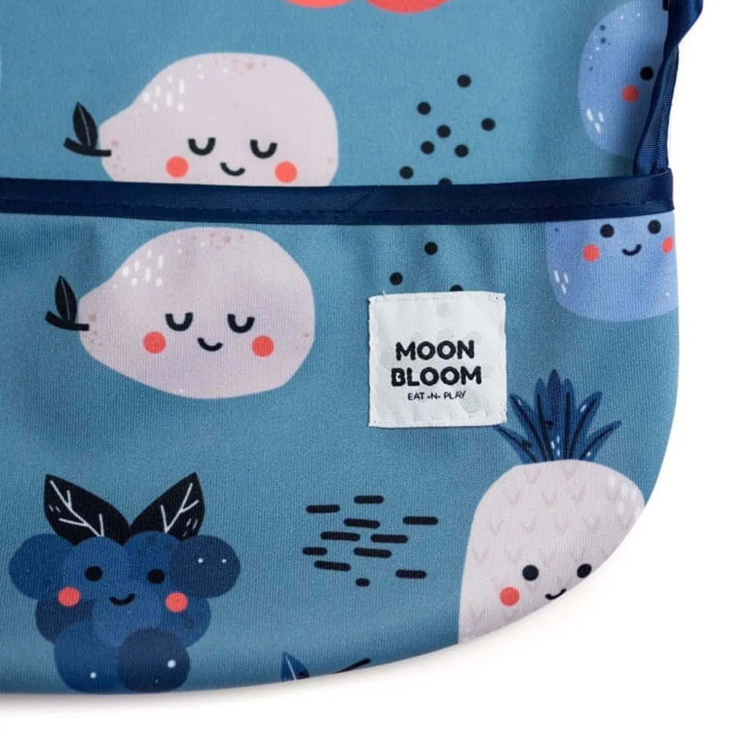 Śliniaki | Moon Bloom Fartuszek z kieszonką Frutti