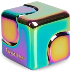 Fidget Cube Spinner - Wielokolorowy, Metaliczny