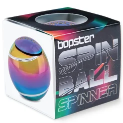 Idealne W Podróży|8 Lat+ | Bopster Fidget Spinner, Spin Ball - Wielokolorowy, Metaliczny