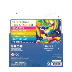 Artykuły Plastyczne | Ooly Flamastry Brokatowe Rainbow Sparkle - 15szt.