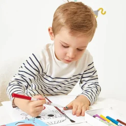 7 Lat+|8 Lat+ | Janod Flamastry pędzelkowe 10 kolorów 3+