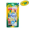 6 Lat+|3 Lata + | Crayola Flamastry stożkowe dla dzieci zmywalne Mini, 14szt.