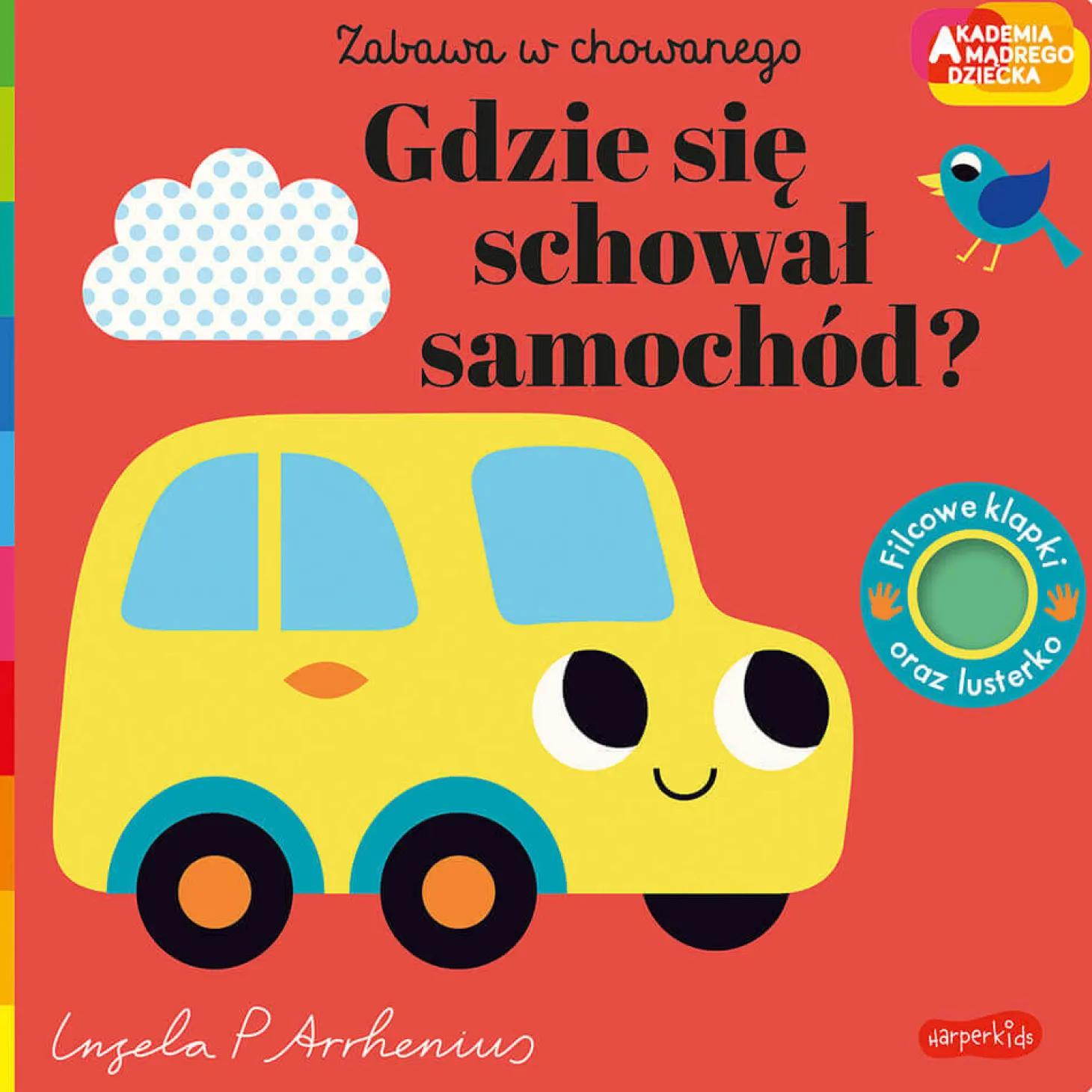 Gdzie się schował samochód? Akademia Mądrego Dziecka. Zabawa w chowanego