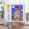 Puzzle | Ludattica GIGANT PUZZLE – puzzle podłogowe – ZAMEK Z WRÓŻKAMI I ORKAMI