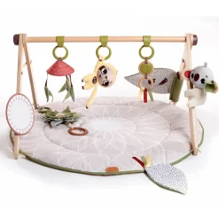 Maty Edukacyjne|Maty Edukacyjne | Tiny Love Gimnastyka mata edukacyjna dla bobasa z drewnianym stojakiem - Boho Chic