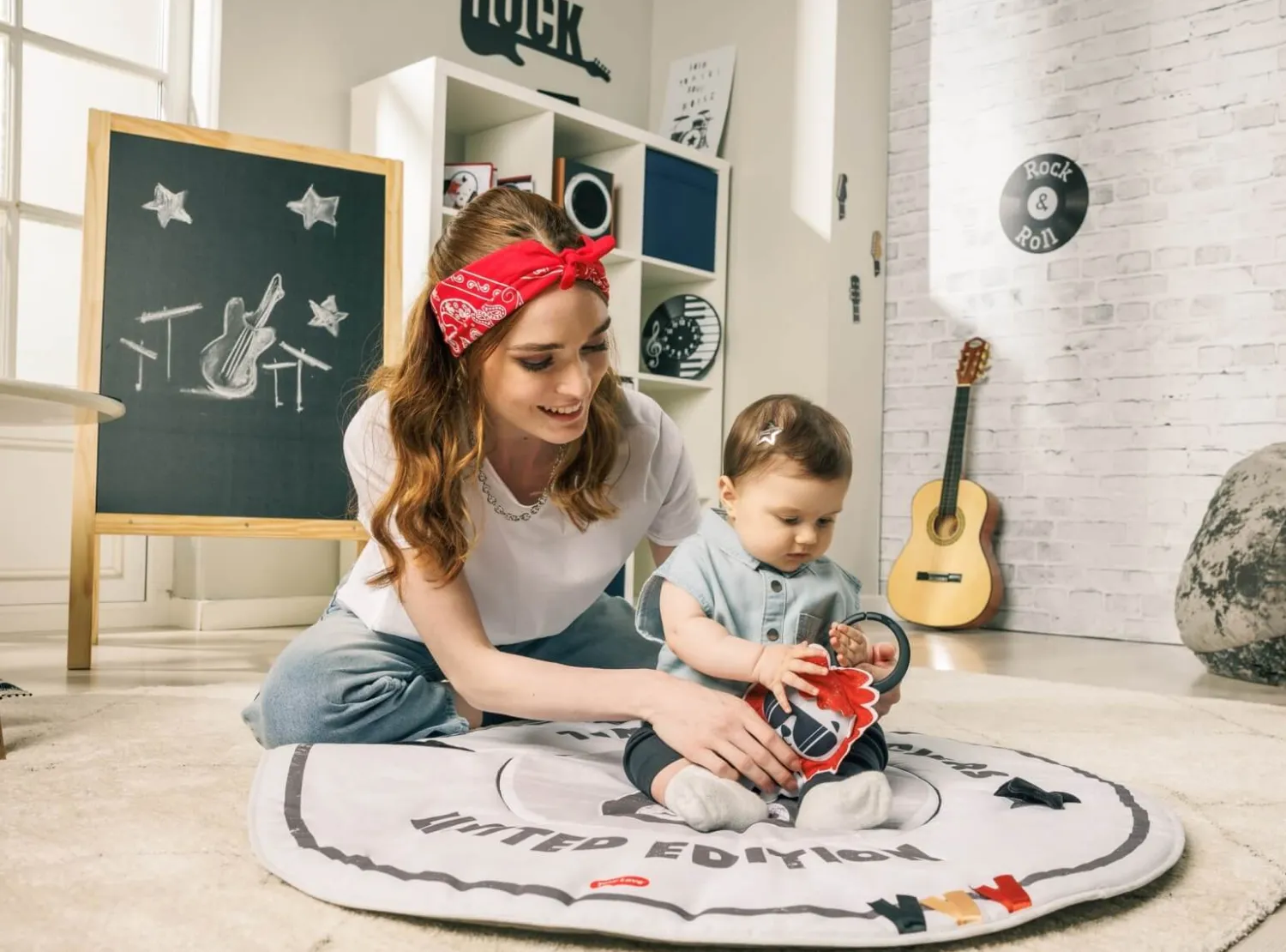 Maty Edukacyjne|Maty Edukacyjne | Tiny Love Gimnastyka, mata edukacyjna z pałąkami - Tiny Rockers