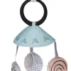 Gimnastyka, mata edukacyjna z pałąkami Decor - czarno-biała